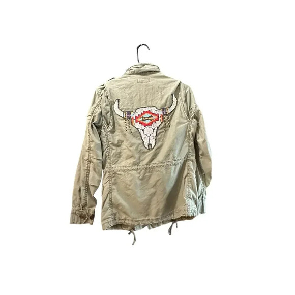 Polo Ralph Lauren Beaded Military Army Field Jacket Size XS - Picture 9 of 12